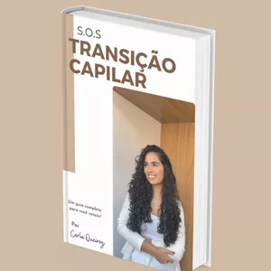 Imagem de capa para o Ebook S.O.S TRANSIÇÃO CAPILAR