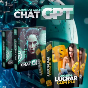 Imagem de capa para o Curso online Lucrando com ChatGPT + Aprenda a Lucrar com PLR
