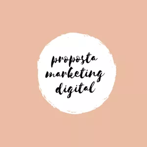 Imagem de capa para o Curso online Modelo de proposta MARKETING DIGITAL - Canva