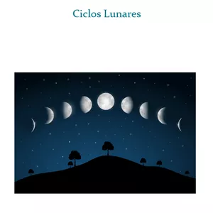 Imagem de capa para o Ebook Ciclos Lunares