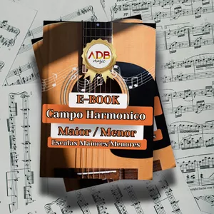 Imagem de capa para o Ebook E-book Campo Harmônico Maior ou Menor