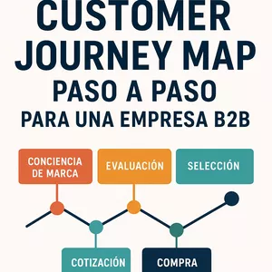Imagen de portada para Ebook Cómo desarrollar un Customer Journey Map paso a paso para B2B