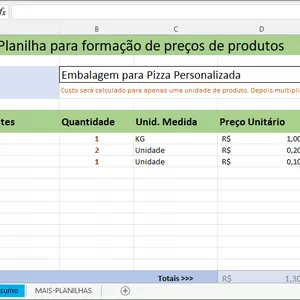 Imagem de capa para o Curso online Excel para Preço de Produto