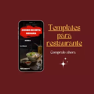 Imagen de portada para Ebook TEMPLATES COMIDA CANVA