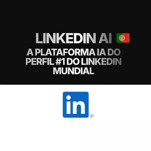 Imagem de capa para o Curso online LINKEDIN AI Portugal - A Plataforma IA Internacional do Perfil nº1 do Mundo.