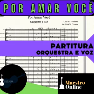 Imagem de capa para o Ebook Por Amar Você (Cassiane e Jairinho) - Partitura para Orquestra (acompanhamento)