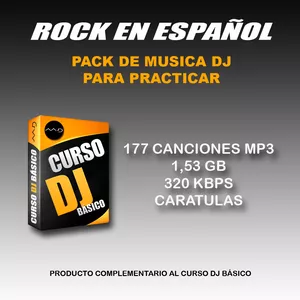 Imagen de portada para Curso online PACK DE MUSICA DJ - ROCK EN ESPAÑOL