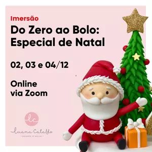 Imagem de capa para o Curso online Imersão Do Zero ao Bolo - Especial de Natal
