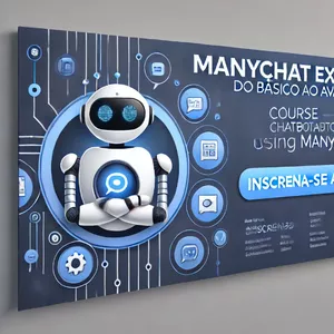 Imagem de capa para o Curso online ManyChat Expert: Automação do Básico ao Avançado