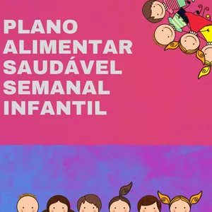 Imagem de capa para o Ebook Plano alimentar Infantil