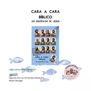 Imagem de capa para o Ebook Jogo - Cara a Cara Bíblico - Os Discípulos de Jesus