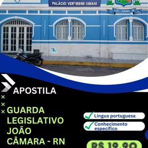 Imagem de capa para o Ebook Apostila Guarda Legislativo João Câmara - RN