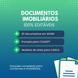 Imagem de capa para o Ebook Kit completo de Documentos Imobiliários