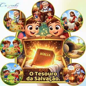 Imagem de capa para o Ebook Luva de História - O Tesouro da Salvação.