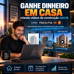 Imagem de Ganhe Dinheiro em Casa Criando Vídeos de Construção com Inteligência Artificial criado por Fernando Roberto zanchet na hotmart