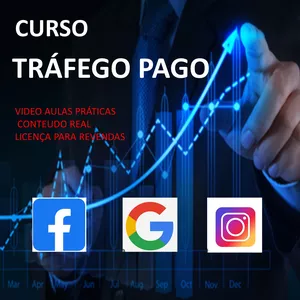 Imagem de capa para o Ebook Curso Trafego pago (video aula)