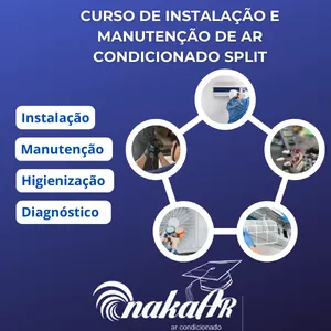 Imagem de capa para o Curso online Curso Profissionalizante de Instalação e Manutenção de Ar Condicionado Split 