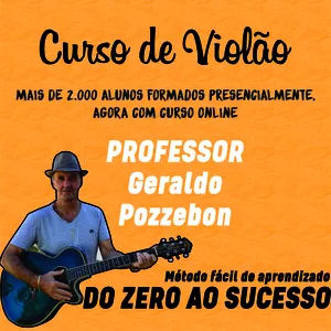 Imagem de Curso de Violão Direto e Objetivo criado por Eduardo Jung Pozzebon na hotmart