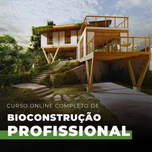 Imagem de capa para o Curso online Curso Online Completo | Bioconstrução Profissional de A a Z