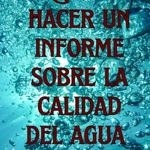 Imagen de portada para Ebook COMO HACER UN INFORME SOBRE LA CALIDAD DEL AGUA