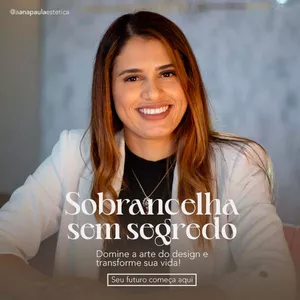 Imagem de capa para o Curso online Curso Sobrancelhas Sem Segredos