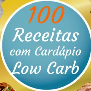 Imagem de capa para o Ebook Cardápio Low Carb