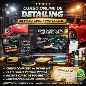 Imagen de portada para Ebook Curso Online de Auto Detailing 🚘✨ "APRENDE A DETALLAR COMO UN PROFESIONAL" 🔥