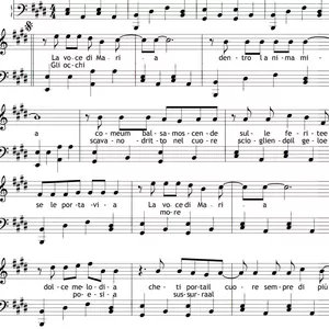 Cover image for Ebook La voce di Maria (partitura Piano - E)