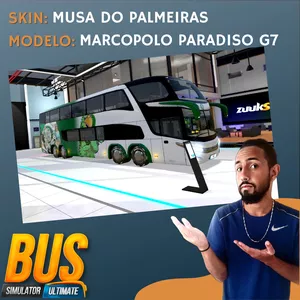 Imagem de capa para o Curso online Skin Musa Palmeiras - Marcopolo Paradiso G7
