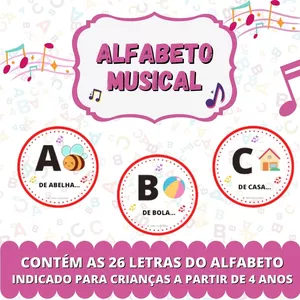 Imagem de capa para o Curso online ALFABETO MUSICAL 