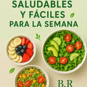 Imagen de portada para Ebook Recetas saludables y fáciles para la semana