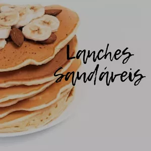 Imagem de capa para o Ebook Receitas Fáceis - Lanches Saudáveis