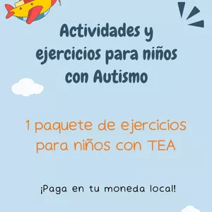 Imagen de portada para Ebook 1 paquete de actividades para niños con autismo