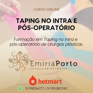 Curso Curso de Taping Intra e Pós-Operatório