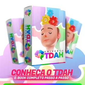 Imagem de capa para o Ebook Universo TDAH - Guia Completo