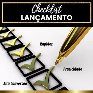 Imagem de capa para o Curso online Checklist Lançamento Alta Conversão (B) 🚀