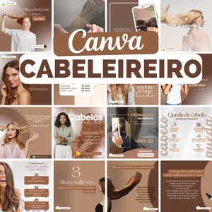 Curso CANVA CABELEIREIRO