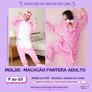 Imagem de capa para o Curso online MOLDE MACACÃO PANTERA ADULTO