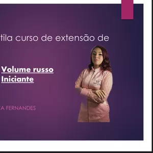 Imagem de capa para o Ebook Apostila extensão de cílios volume russo 