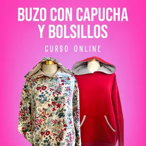 Imagen de portada para Curso online Crea tus buzos / sudaderas clasicas con capucha