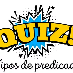 Imagem de capa para o Ebook Quiz Tipos de Predicado
