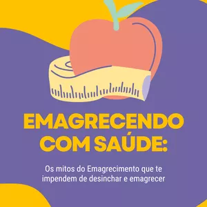 Imagem de capa para o Ebook Emagrecendo de forma saudável 