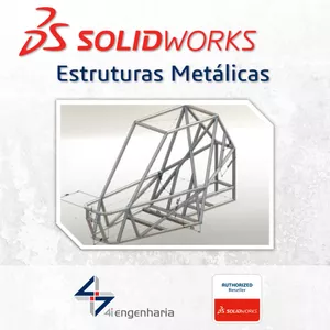 Imagem de capa para o Curso online Curso SOLIDWORKS Estruturas Metálicas