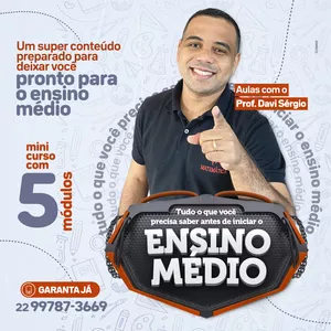 Imagem do curso Tudo O Que Você Precisa Saber Antes De Iniciar O Ensino Médio