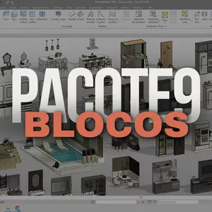 Imagem de capa para o Curso online Pacote 9 Blocos Revit Alta Qualidade