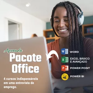 Imagem de Curso de Pacote Office + Power BI Completo criado por FILIPPE na hotmart