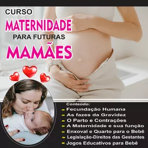 Imagem de capa para o Ebook CURSO MATERNIDADE PARA FUTURAS MAMÃES