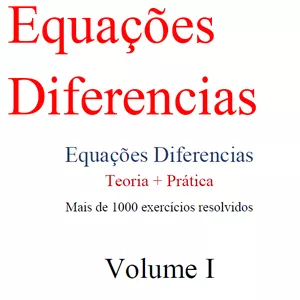 Imagem de capa para o Ebook Equações Diferencias