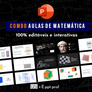 Imagem de capa para o Curso online Combo Aulas de matemática em PowerPoint