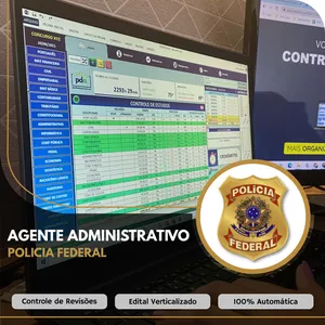 Imagem do curso Planilha do Aprovado - PF - Agente Administrativo